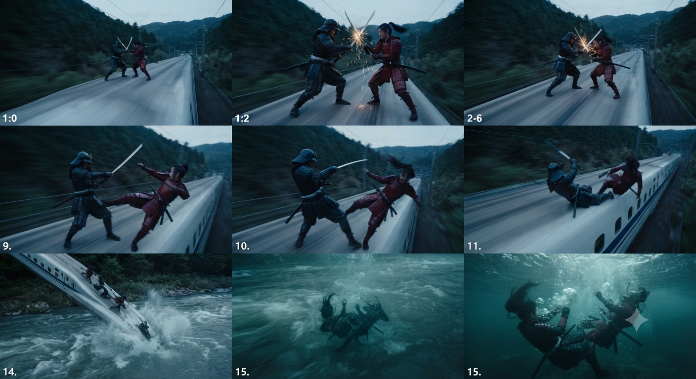 Train Fight Samurai